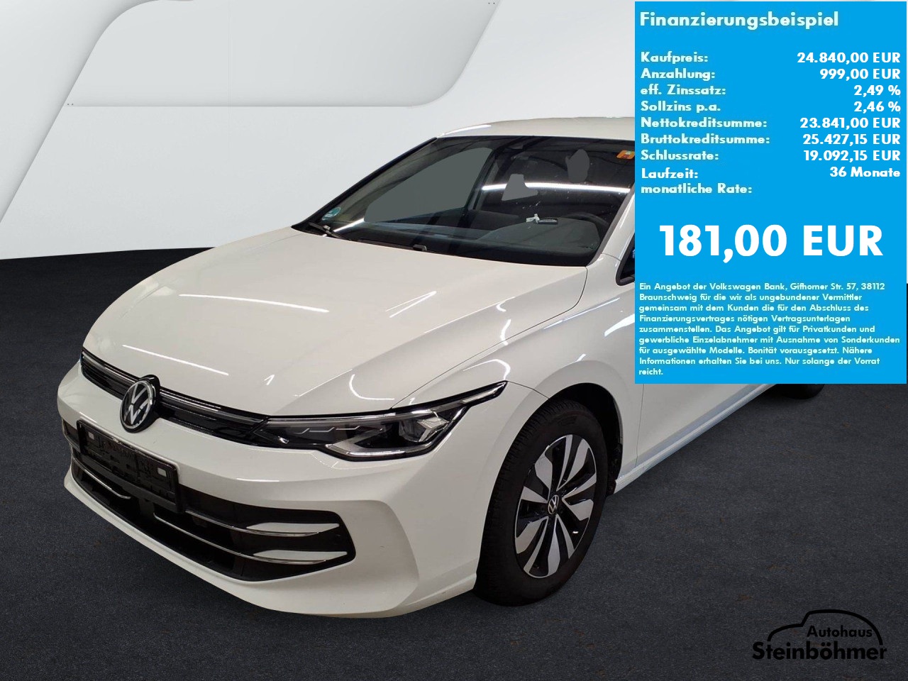 VW Golf GOAL 1.5TSI LED Plus NAV AHK SHZ SideAssist Bluetooth Navi Klima Einparkhilfe el. Fenster VW Golf GOAL 1.5TSI LED Plus NAV AHK SHZ SideAssist Bluetooth Navi Klima Einparkhilfe el. Fenster