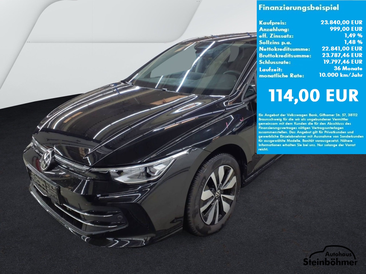 VW Golf Goal 1.5TSI LEDPlus NAV AHK ACC SHZ RearView Bluetooth Navi LED Klima Einparkhilfe el. Fenster