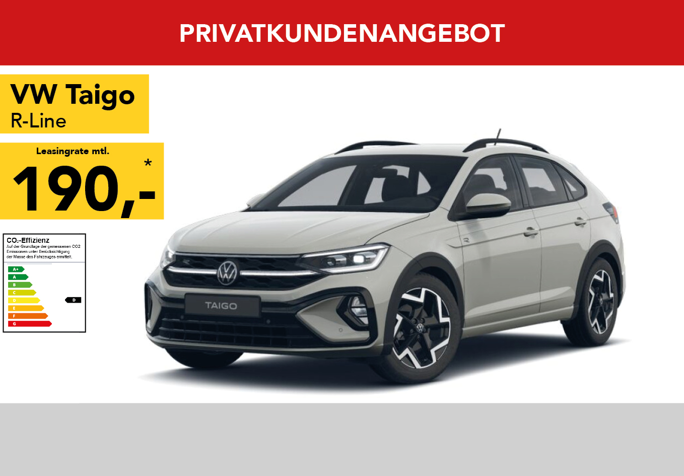 VW Taigo R-Line 1.0 TSI