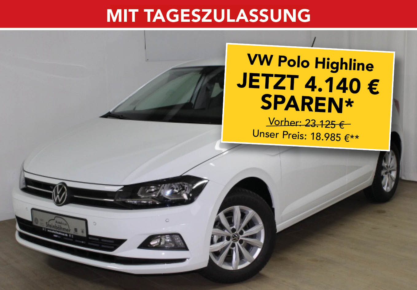 Vw Tageszulassung Neuwagen Beim Ah Steinbohmer Bielefeld